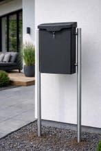 Vernieuwde Ptt brievenbus van Staal in 4 kleuren, Nieuw