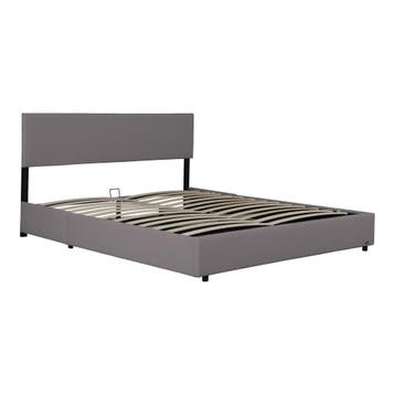 Tweepersoonsbed Juva met lattenbodem en opbergruimte 140x200, Verzenden, Nieuw