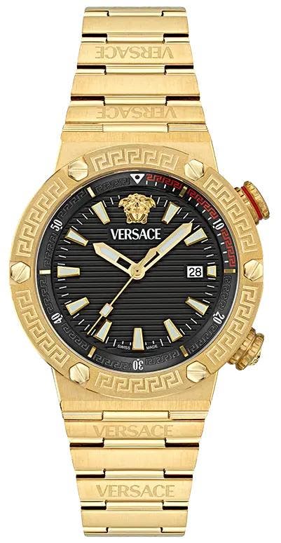 Versace VE8G00624 Greca Logo horloge 43 mm, Sieraden, Tassen en Uiterlijk, Horloges | Heren, Polshorloge, Nieuw, Overige merken