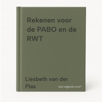 Rekenen voor de PABO en de RWT - Liesbeth van der Plas, Boeken, Schoolboeken, Verzenden, Zo goed als nieuw, Liesbeth van der Plas