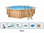 Buiten Zwembad Interline Bali Rond 6,55 x 1,3 m incl. pakket, Tuin en Terras, 120 cm of meer, Verzenden, Rond, 300 cm of meer