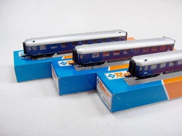 Roco H0 - 44284/44282/44289 - Modeltrein personenwagen (3) -, Nieuw