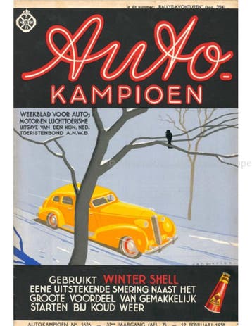1938 AUTOKAMPIOEN MAGAZINE 07 NEDERLANDS, Boeken, Nieuw, Author