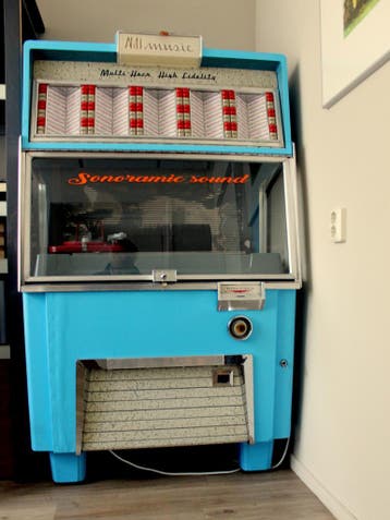 AMI F-120 jukebox uit 1954 – origineel &amp; perfect werkend, Ophalen, Gebruikt, 1950 tot 1960, Ami