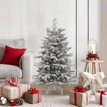 vidaXL Kerstbal Set 50 st Transparant Ø 5 cm Kunststof, Verzenden, Nieuw