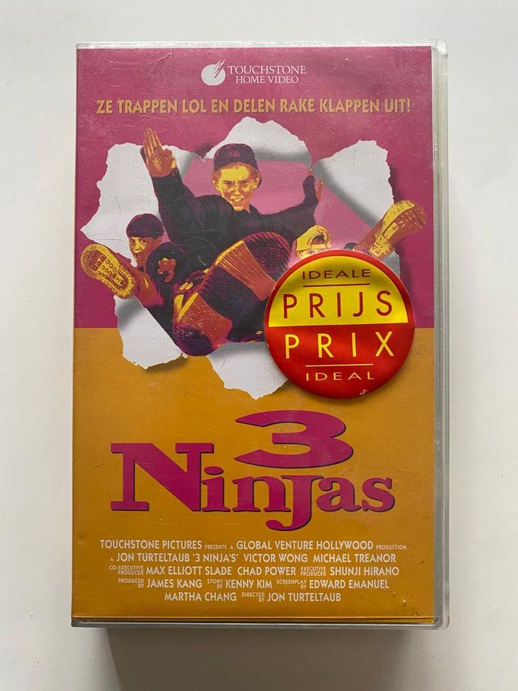 3 NINJAS (IN SEAL) (VHS), Cd's en Dvd's, VHS | Film, Gebruikt, Verzenden