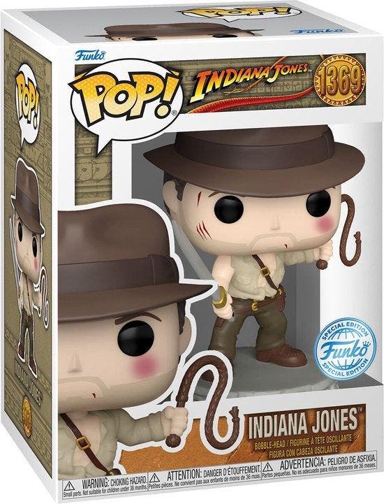 Indiana Jones Indiana Jones and the Temple of Doom - Indiana, Kinderen en Baby's, Speelgoed | Knuffels en Pluche, Nieuw, Verzenden