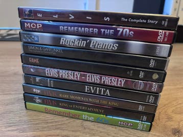 Verzameling van 10 muziek DVDs! Opruiming! (3), Ophalen of Verzenden, Gebruikt