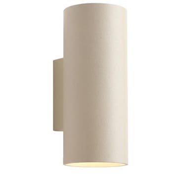 Moderne up down wandlamp bruin, Elena, Huis en Inrichting, Lampen | Wandlampen, Ophalen of Verzenden, Nieuw, Metaal