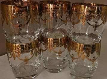 antica cristalleria muranese - Drinkservies (6) - kostbare
