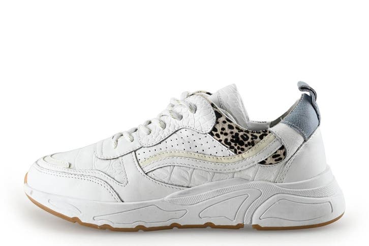 Manfield Sneakers in maat 41 Wit, Kleding | Dames, Schoenen, Wit, Zo goed als nieuw, Sneakers of Gympen, Verzenden