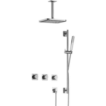Hotbath Gal - Inbouw Regendoucheset - Chroom - 2 Stopkranen, Ophalen of Verzenden, Nieuw