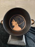 Replica van een oude Griek Terracotta Kylix - 9.2 cm (Zonder