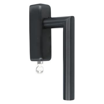 Draaikiepgarnituur BASICS LBII-19DKLOCK-O PVD gunmetal, Verzenden, Nieuw