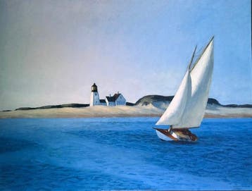 Edward Hopper - “The long leg, 1930”. Gesigneerd in de