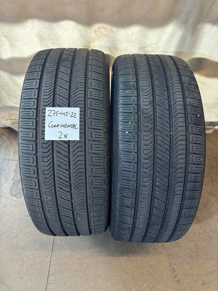 2x Continental CrossContact RX - 275/45 R22 - DOT 2023, Auto-onderdelen, Banden en Velgen, Overige maten, Zomerbanden, 275 mm