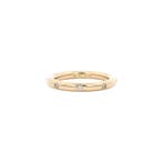 Gouden stax ring met diamant van Bron Jewelry 18 karaat, Verzenden, Zo goed als nieuw, Goud