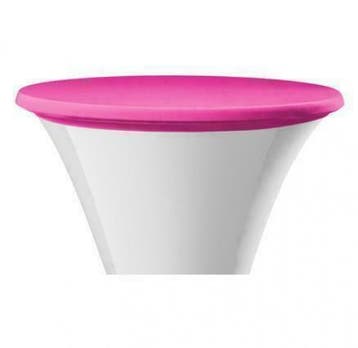 Topcover Samba 80 / 85cm kleur Roze - statafelrok tafelhoes, Ophalen of Verzenden, Nieuw in verpakking, Horecatextiel