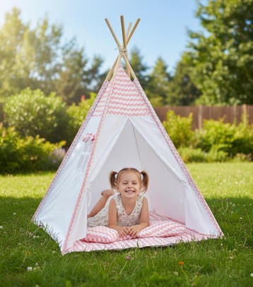 Speeltent - Tipi Tent - Met Grondkleed & Kussens -, Kinderen en Baby's, Verzenden, Nieuw