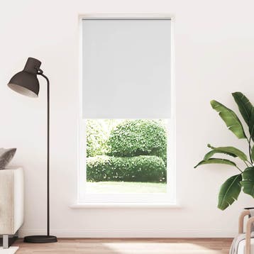 vidaXL Rolgordijn verduisterend 84,4 x 230 cm stofbreedte 80, Verzenden, Nieuw, Wit