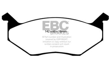 EBC 80-83 Chrysler Cordoba 3.7 Redstuff Front Brake Pads, Ophalen of Verzenden, Nieuw