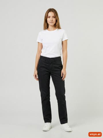 Carhartt Chinos Dames maat WW30 / L32 Zwart Vintage, Kleding | Dames, Broeken en Pantalons, Ophalen of Verzenden, Nieuw