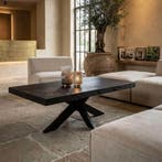 Salontafel Rechthoek Zwart, Huis en Inrichting, Tafels | Salontafels, Ophalen of Verzenden, Nieuw