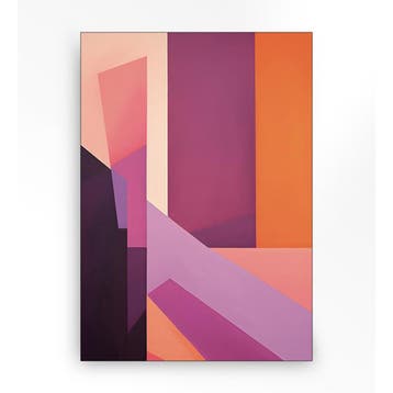 *WOONWINKEL* Urban Cotton Folded Lines Wandkleed In Frame L, Verzenden, Nieuw