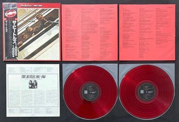 Beatles - 1962-1966 (Japan) - Red Vinyl - Complete Obi &, Nieuw in verpakking