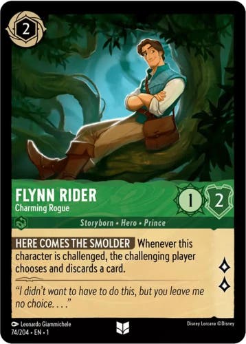 [74/204] - FLYNN RIDER - Charming Rogue ENG FOIL [M/NM], Ophalen of Verzenden, Nieuw