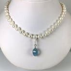 Halsketting Zilver Parel - Parel - Akoya-SSP 8×9,4MM, Nieuw