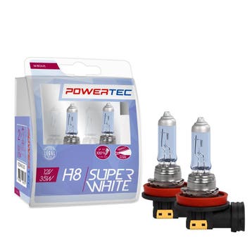 Powertec H8 12V - SuperWhite - Set, Verzenden, Nieuw, Maserati