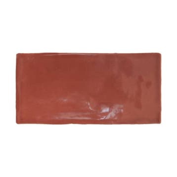 Wandtegel Atlas Garnet Brillo 7.5x15 cm Glans Rood (prijs, Ophalen of Verzenden, Nieuw, Overige typen