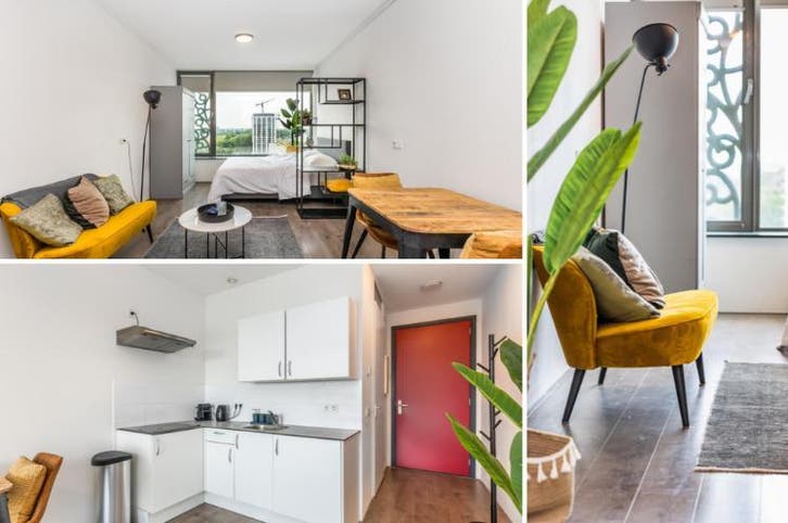 Appartement te huur in Amsterdam - 27 m² - 1 kamer(s), Huizen en Kamers, Huizen te huur, Noord-Holland, Appartement