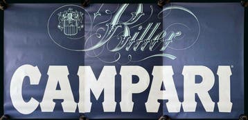 camapri - banner bitter campari blu