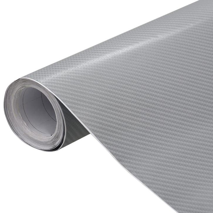 vidaXL 2 st Autofolie 4D 100x150 cm zilverkleurig, Auto diversen, Tuning en Styling, Verzenden