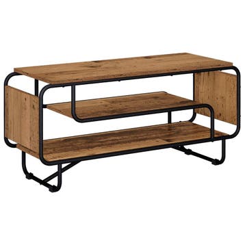 vidaXL TV-standaard 98 x 36 x 45 cm Oud hout Bewerkt hout, Minder dan 50 cm, Verzenden, Nieuw, Minder dan 100 cm