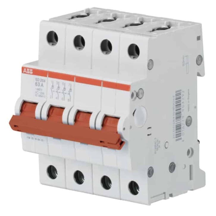 ABB hoofdschakelaar 4 polig 40A mistral - lastschakelaar -, Doe-het-zelf en Verbouw, Elektra en Kabels, Nieuw, Ophalen of Verzenden