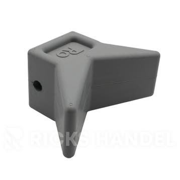 Bootvangmuil / bootkussen / boegsteun grijs rubber 160mm, Watersport en Boten, Ophalen of Verzenden, Nieuw