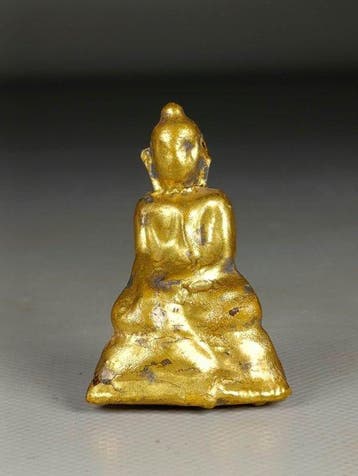 [Art Asiatique / Bouddhisme] Petite statuette / Amulette de