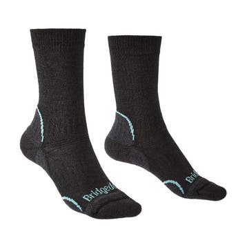 Bridgedale Hike Lightweight T2 Coolmax Crew  Antraciet - Dam, Verzenden, Nieuw, Kleding