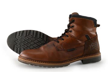 Bullboxer Veterboots in maat 40 Cognac, Overige kleuren, Verzenden, Boots, Gedragen