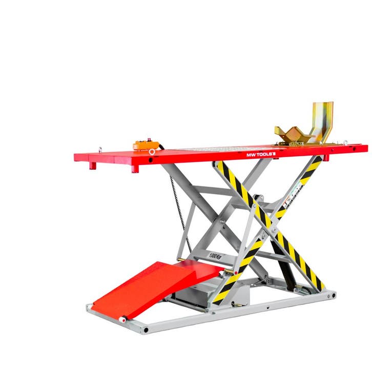 Elektrische motor schaarlift 1000kg 2250x800mm  MW Tools, Motoren, Accessoires | Onderhoudsmiddelen, Ophalen of Verzenden