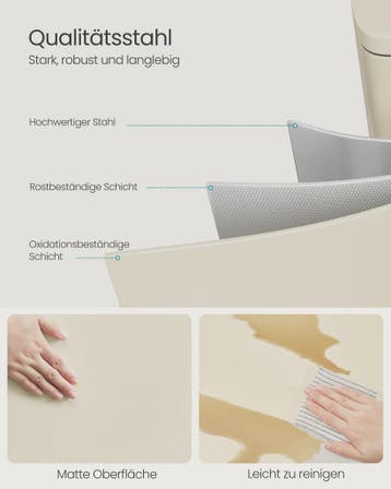 50L Keukenprullenbak met Voetpedaal, Soft Close & Uitneembar, Verzenden