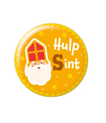 Button klein Hulp Sint Cartoon Vigo, Ophalen of Verzenden, Nieuw