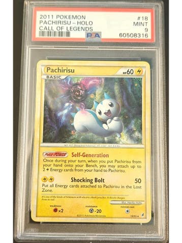 Pachirisu (CL 18) PSA 9, Hobby en Vrije tijd, Verzamelkaartspellen | Pokémon, Ophalen of Verzenden, Nieuw