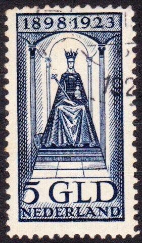 Nederland 1923 - 5 Gulden jubileumzegel gebruikt - NVPH 131, Gestempeld