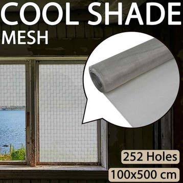 vidaXL Draadhekken 100 x 500 cm Mesh RVS 201 zilver, Verzenden, Nieuw, IJzer, 1 tot 2 meter