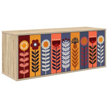 vidaXL Wandgemonteerd tv-meubel ESSEN 102 x 33 x 40 cm, Minder dan 50 cm, Verzenden, Nieuw, Minder dan 100 cm