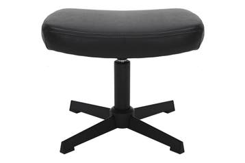 Kruk VOGUE 45 cm, draaibaar, kunstleer, zwart, met zwart, Ophalen of Verzenden, Nieuw